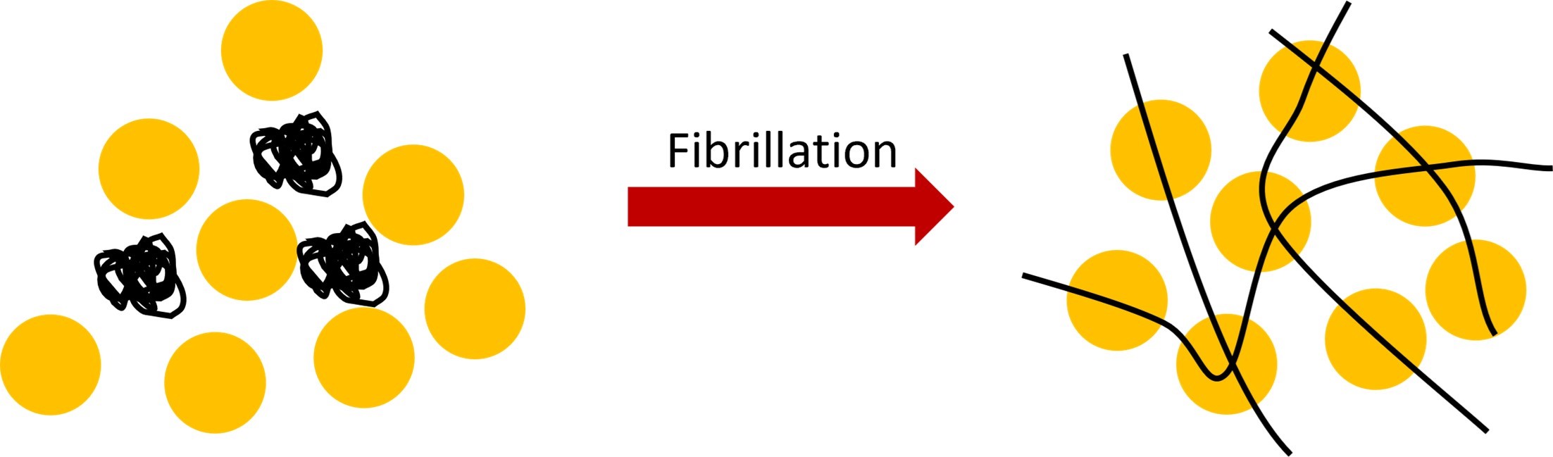 sketch of the fibrillation principle